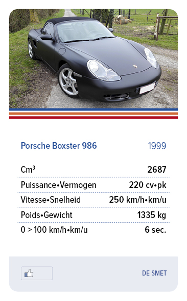 Porsche Boxster 986 1999 - DE SMET
