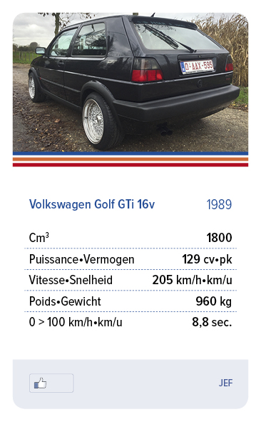 Volkswagen Golf GTi 16v 1989 - JEF