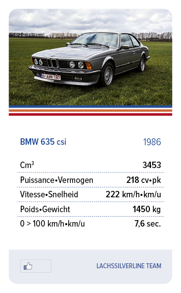 BMW 635 CSi 1990 - LACHSSILVERLINE TEAM