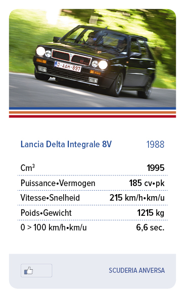 Lancia Delta Integrale 8V 1988 - SCUDERIA ANVERSA