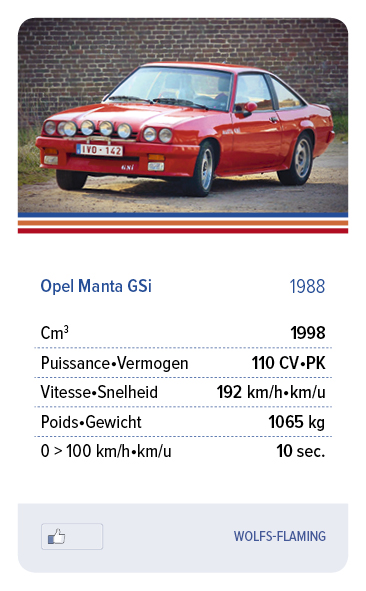 Opel Manta GSi 1988 - WOLFS-FLAMING