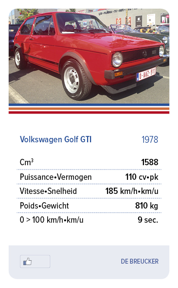 Volkswagen Golf GTI 1978 - DE BREUCKER