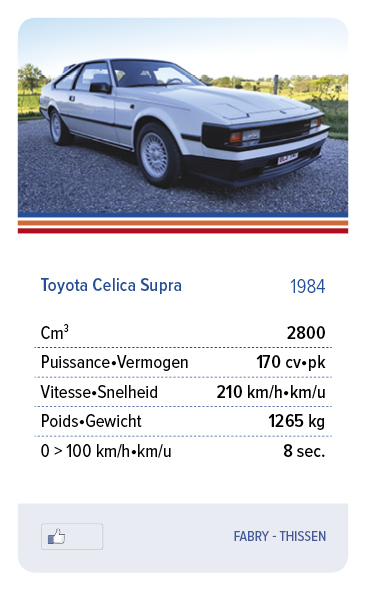 Toyota Celica Supra 1984 - FABRY - THISSEN