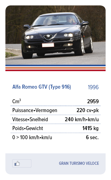 Alfa Romeo GTV (Type 916) 1996 - GRAN TURISMO VELOCE