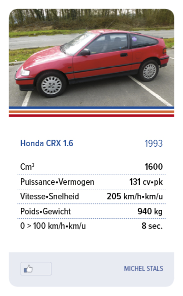 Honda CRX 1.6 1993 - HARDY JEAN MICHEL