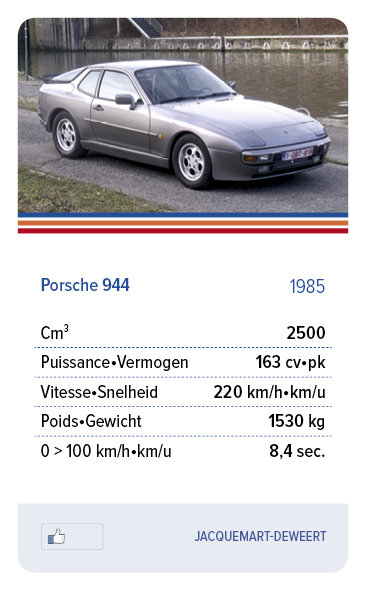 Porsche 944 1985 -JACQUEMART-DEWEERT