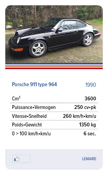 Porsche 911 type 964 1990 - Lemaire
