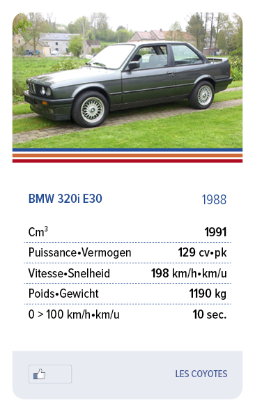 BMW 320i E30 1988 - LES COYOTES