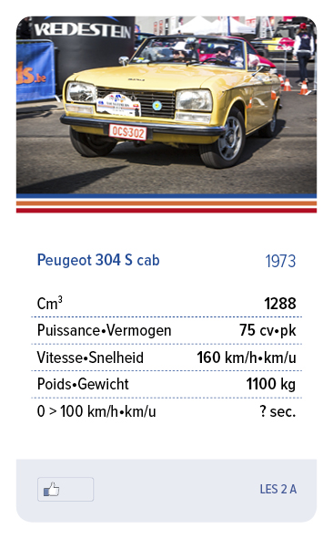 Peugeot 304 S cab 1973 - LES 2 A