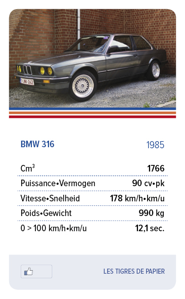 BMW 316 1985 - LES TIGRES DE PAPIER