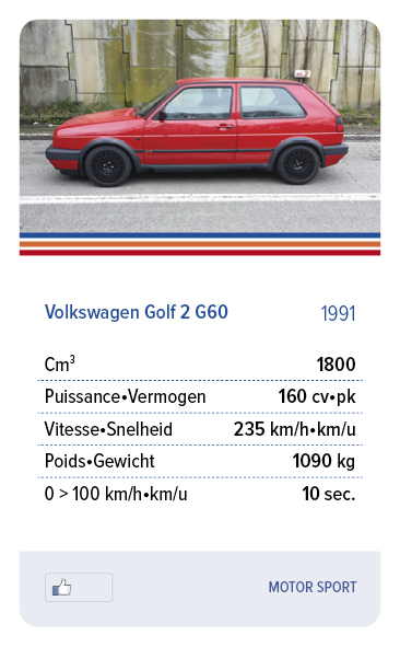 Volkswagen Golf 2 G60 1991 - MOTOR SPORT