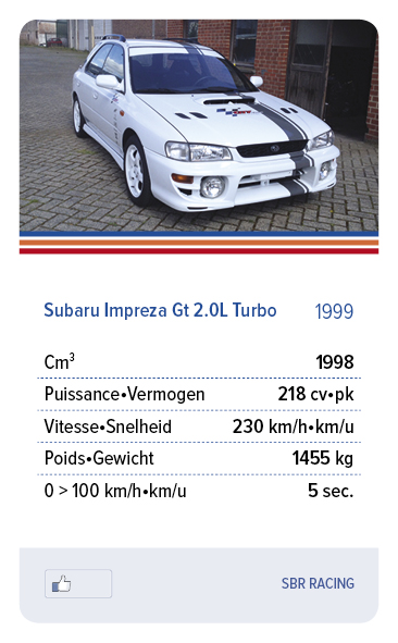 Subaru Impreza Gt 2.0L Turbo 1999 - SBR RACING