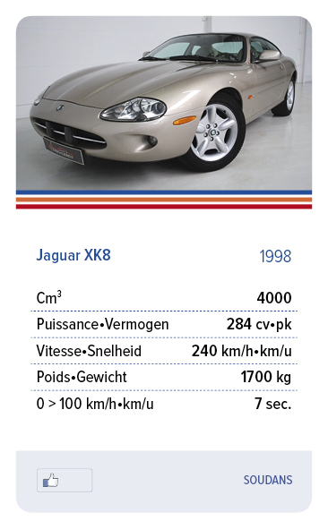 Jaguar XK8 1998 - SOUDANS