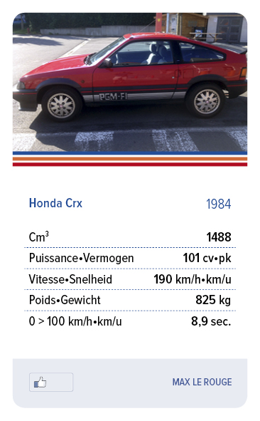 Honda Crx 1984 - MAX LE ROUGE