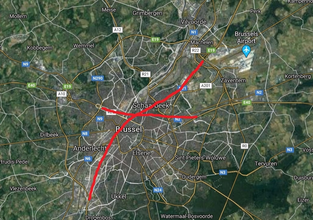 provincie Aanpassing Pessimist Wist je nog? Dat snelwegen ooit zouden kruisen in hartje Brussel? | AutoGids