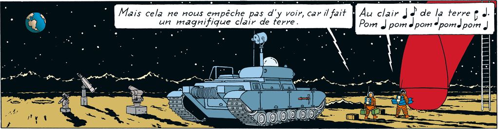 (c) Hergé-Moulinsart 2020 - Tintin - On a marché sur la Lune (1954)