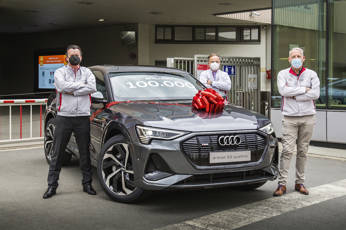 Audi Brussels: 100.000 x Audi e-Tron