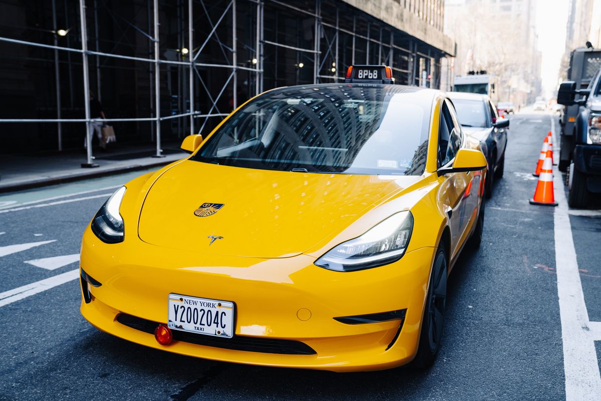 Tesla New York Taxi