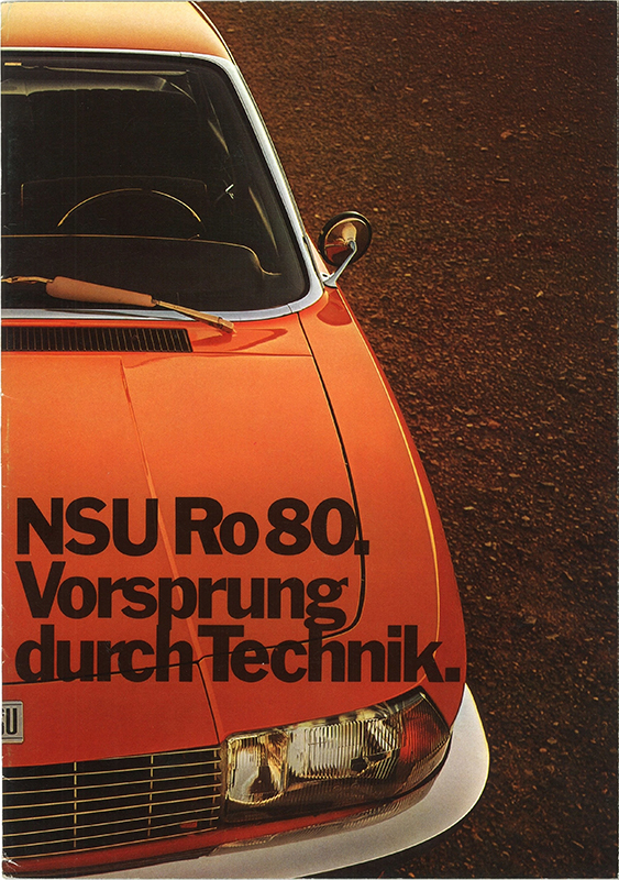 NSU R0 80 - Vorsprung durch Technik