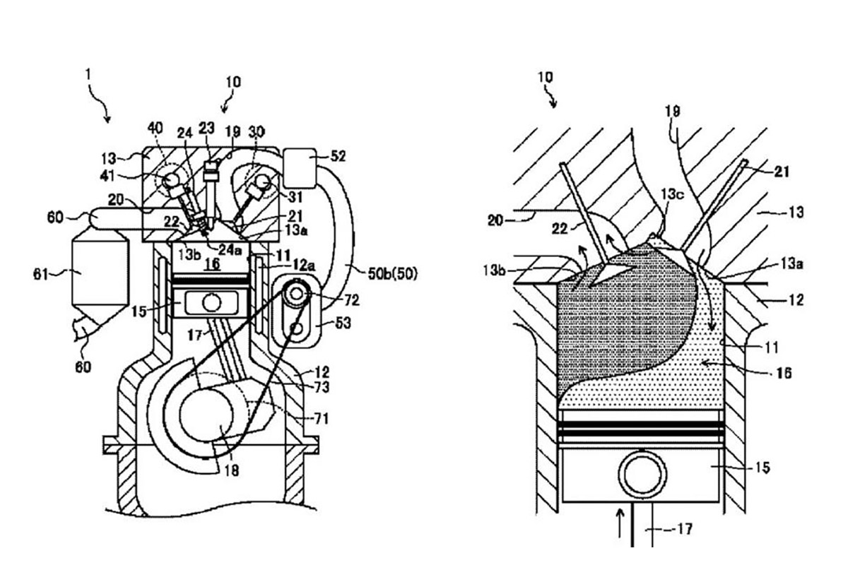 Mazda 2-Strokes engine patent