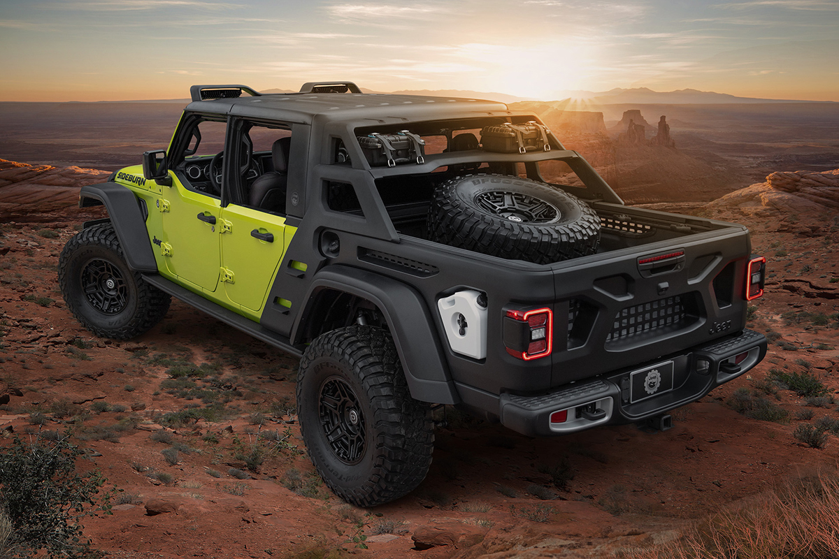 Jeep Easter Safari 2023 - Jeep Gladiator Rubicon Sideburn Concept