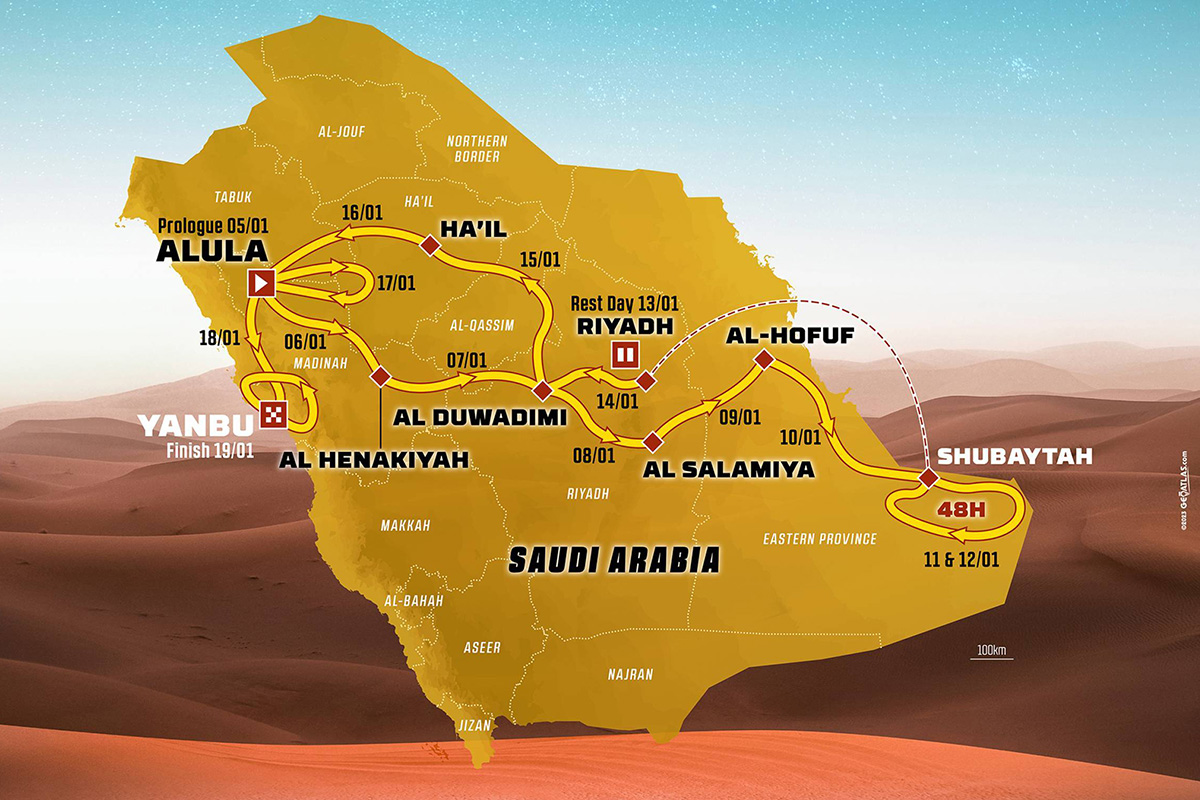 Route Dakar 2024