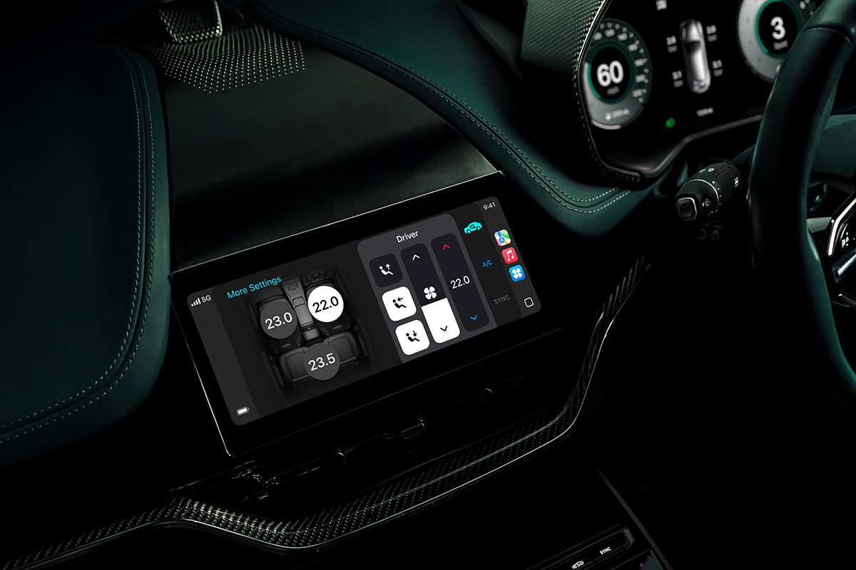Apple CarPlay Ultra - Aston Martin