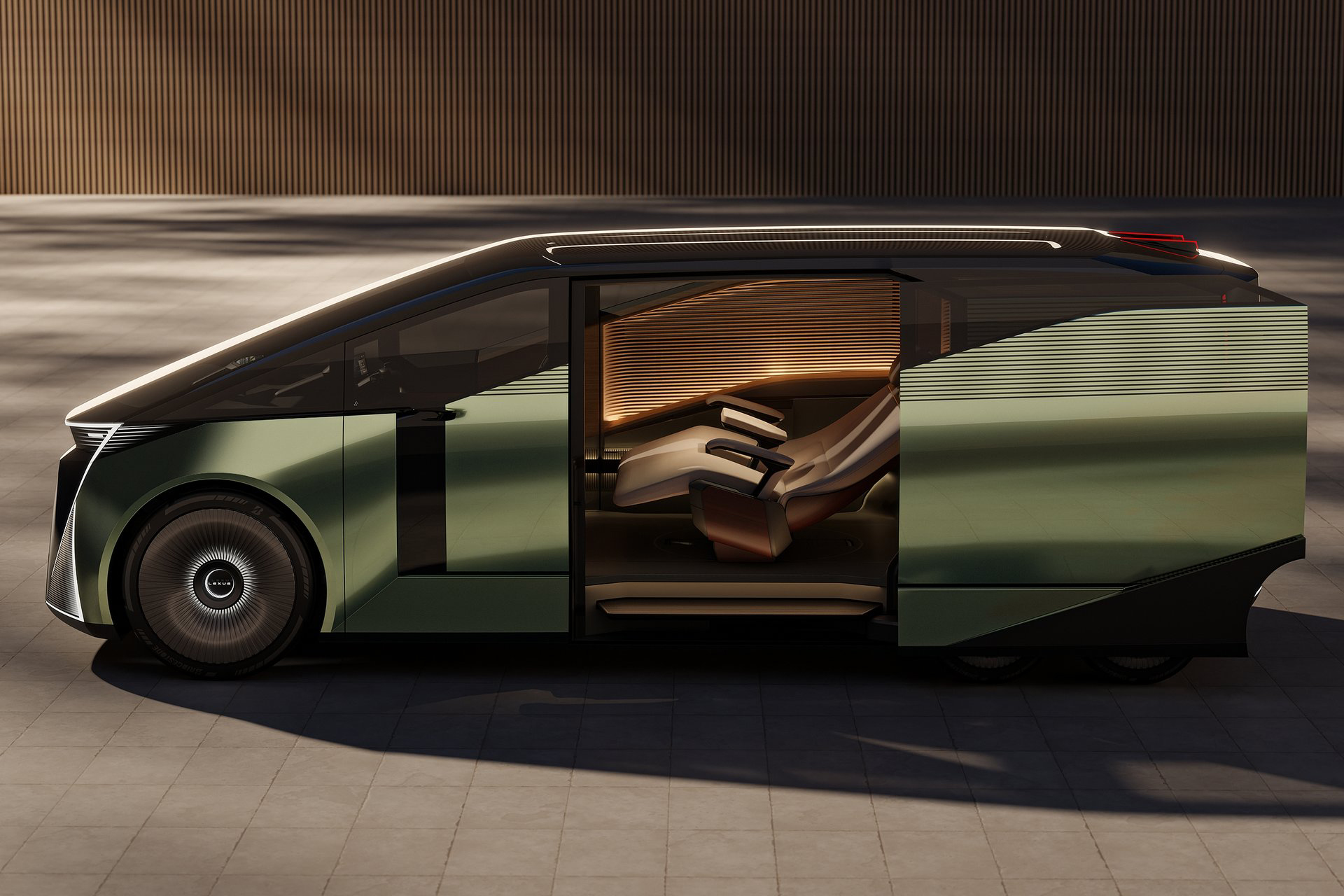 Lexus LS Concept (Japan Mobility Show) - monvolume met zes wielen!