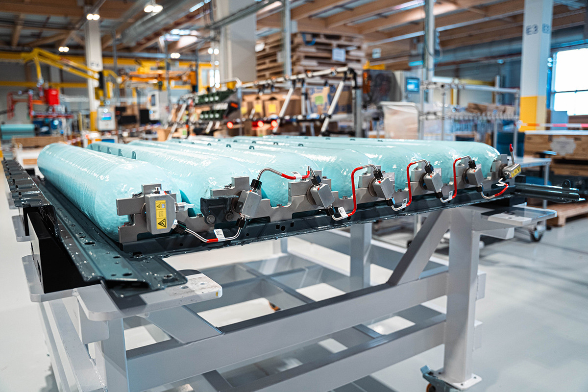 BMW iX5 Hydrogen new tank