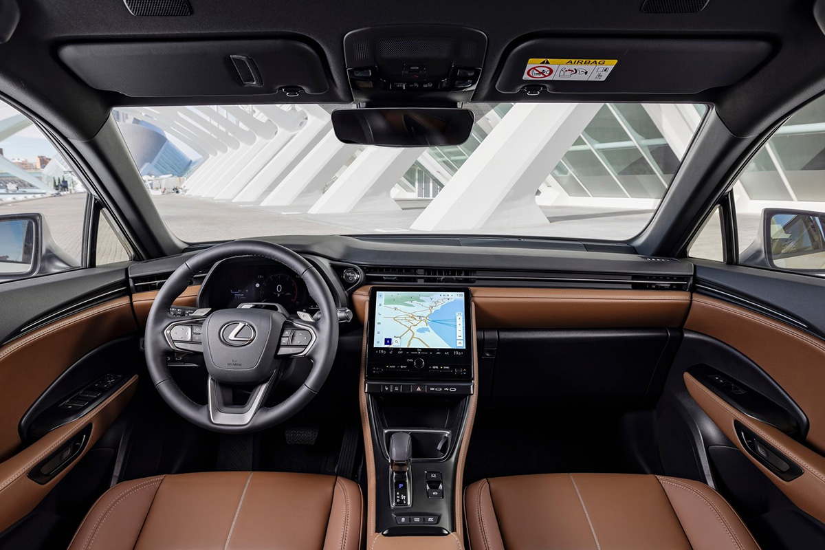 MTM Tappetini Su Misura Per Lexus LBX Hybrid 2024+ – Set 4 Pezzi In Moquette Nero Con Bordino Antiscivolo