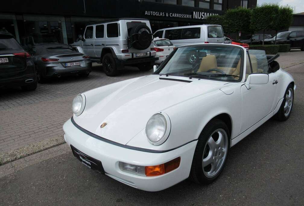 Porsche 964 Carrera 2 Cabriolet-Automaat-Airco-Leder