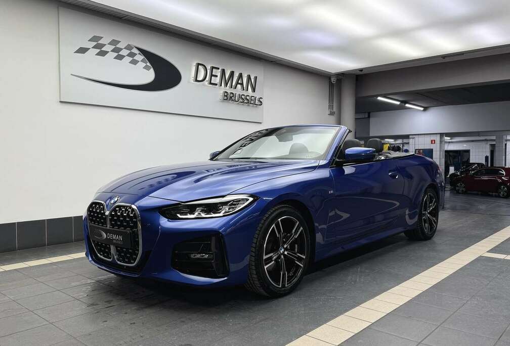 BMW Cabrio 420iA * Pack M * Chauff. nuque * Cuir * Cam
