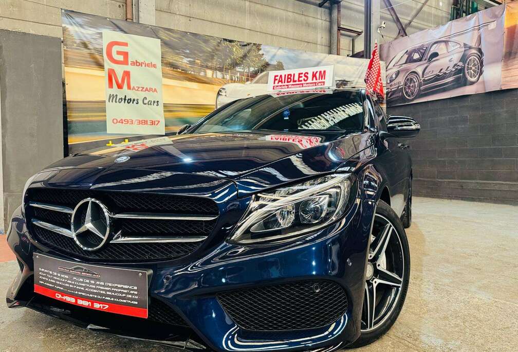 Mercedes-Benz C 200D Pack AMG Automatique LED Toit Pano GPS Cuir 18\
