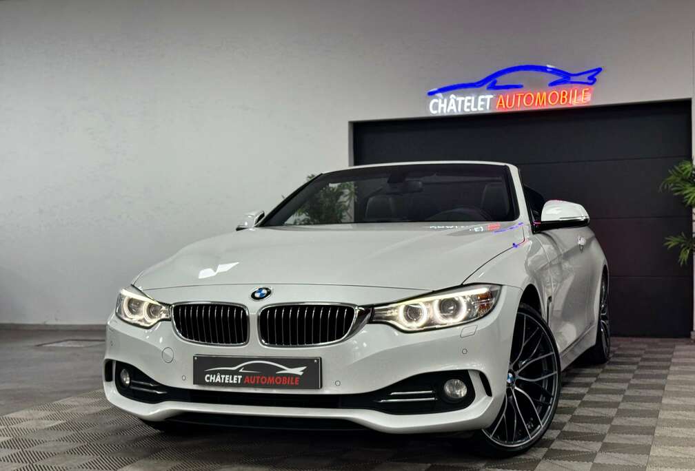 BMW Cabrio 420 D Euro 6b Pack Luxury Harman Kardon état neuf