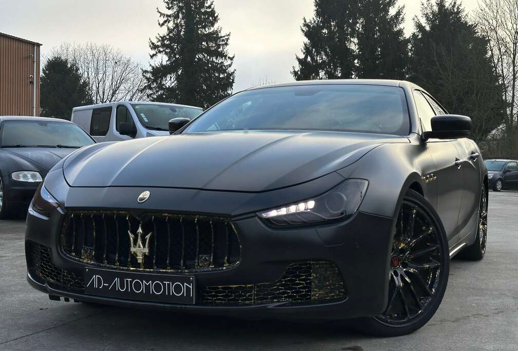 Maserati 3.0d*CARNET FULL*NOIR MAT*CAMERA*1ER MAiN*FULL OPT