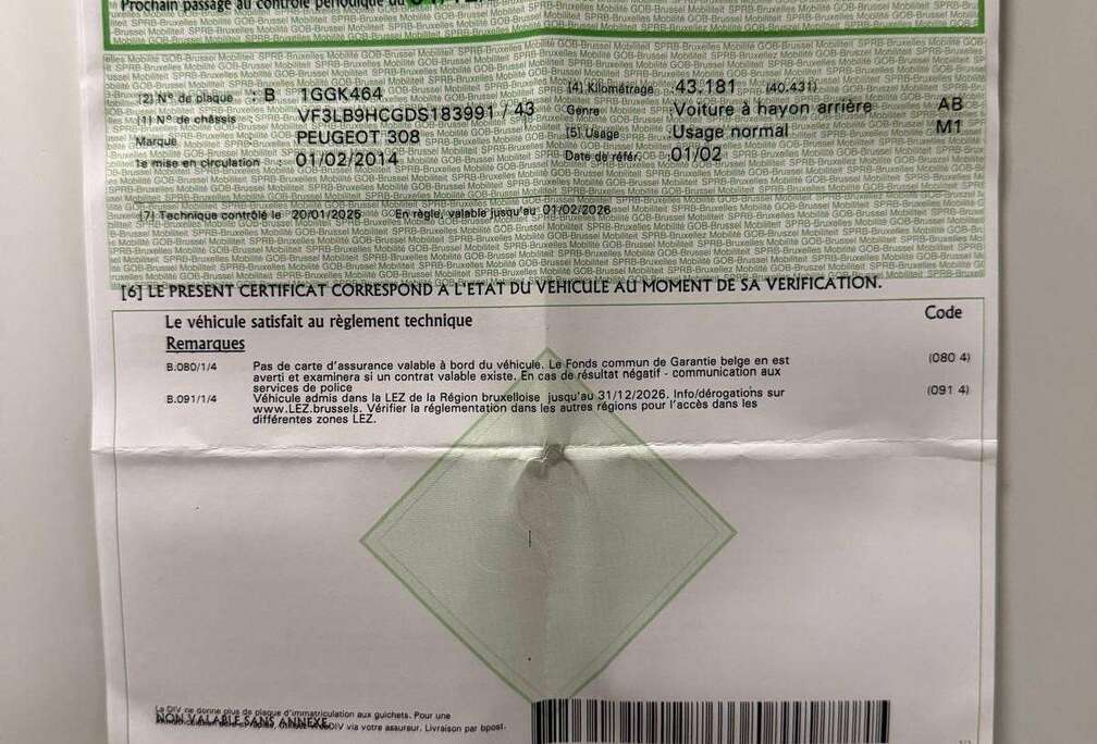 Peugeot 1.6 HDi Confort Pack