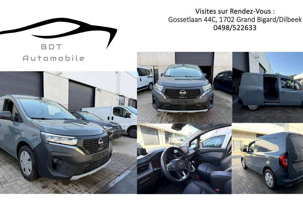 Nissan 1.3 DIG-T Utilitaire 1er Prop Airco AppleCarPlay Bluethoot Caméra 360 Cruise Control Attache Remorque *Garantie 12 mois*