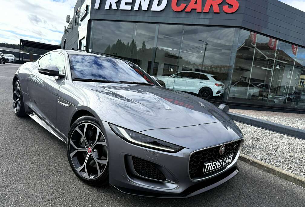Jaguar Coupe 2.0 P300 R-Dynamic AUT. PANO MERIDIAN SOUND ECHAPP SPORT CAM FEU FULL LED CARPLAY