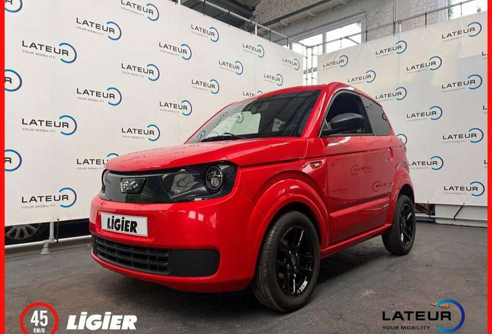 Ligier I.Deal E5 diesel Toledo Rood - Radio DIN Bluetoot