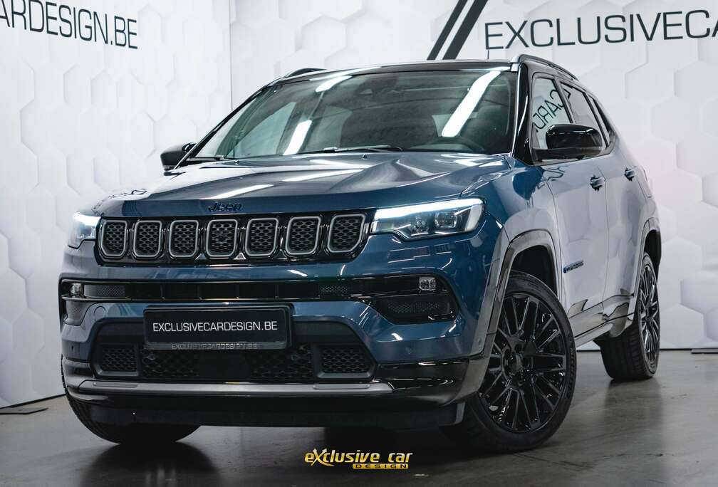 Jeep 4Xe S PHEV eAWD /Full option/Panodak/Zetelverwarming & -verkoeling/ACC/360Camera/Memory/Alpine Audio/