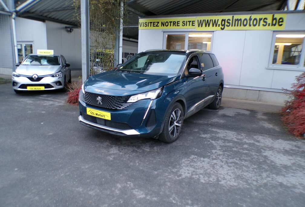 Peugeot 1.5HDi 130cv 7 pl bleu 01/22 76490km Airco GPS USB