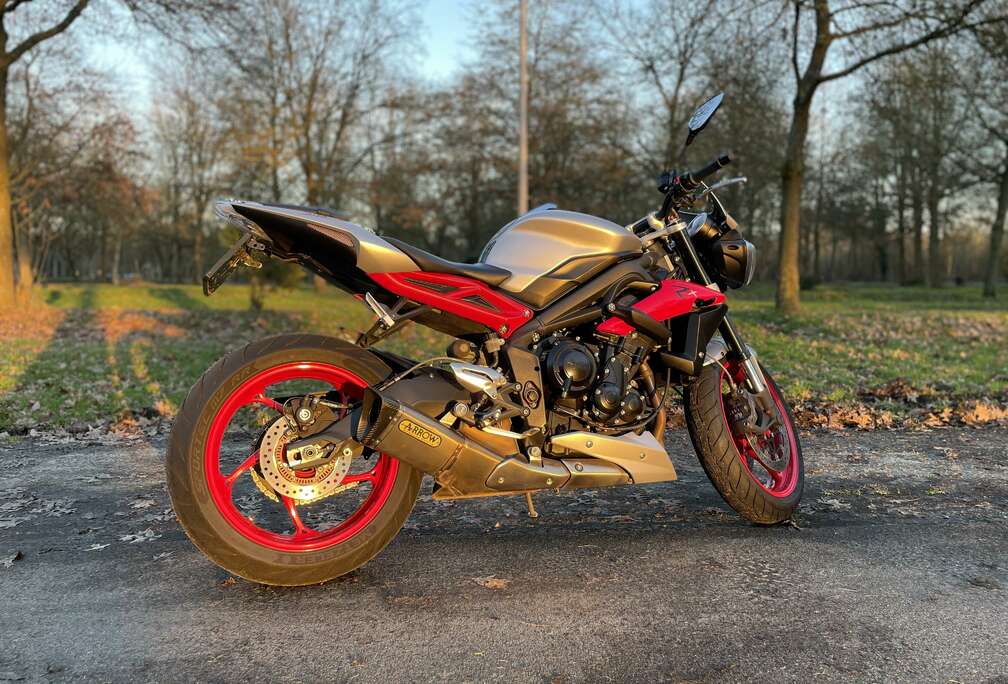 Triumph Echappement Arrow, Protection Top Bloc Et Essieu