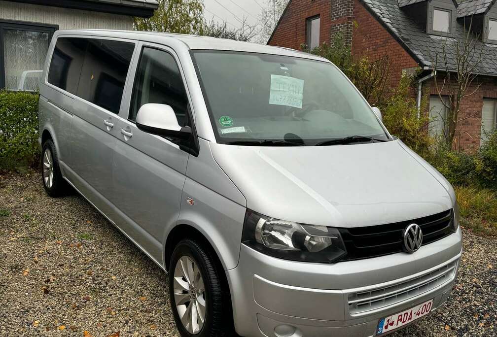 Volkswagen VW CARAVELLE - 9 PLACES - CHASSIS LONG - EURO 5