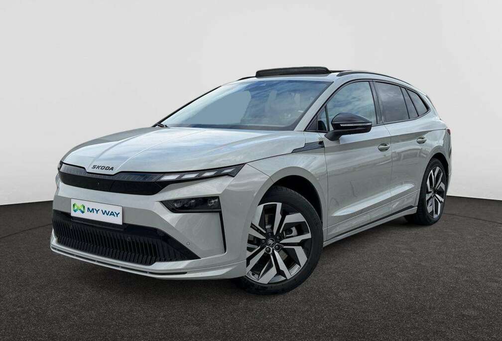 Skoda 82kWh (285PK) Sportline /// Panoramisch schuifdak /// Elektrisch inklapbare trekhaak /// Elektrische bestuurderszetel + m
