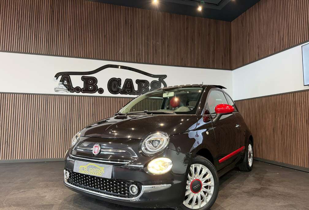 Fiat 1.2i Rosso Amore - GARANTIE 12M - 1ERPRO - TOIT OUVRANT