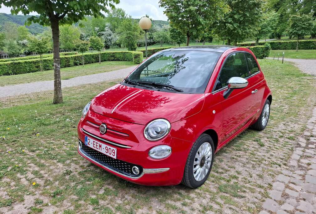 Fiat 500 1.0i MHEV Red