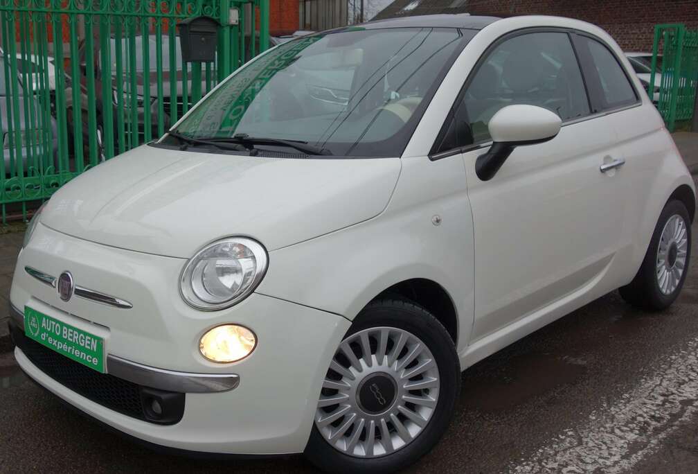 Fiat 500 0.9 T TwinAir Stop *TOIT PANO*EURO5*GARANTIE*