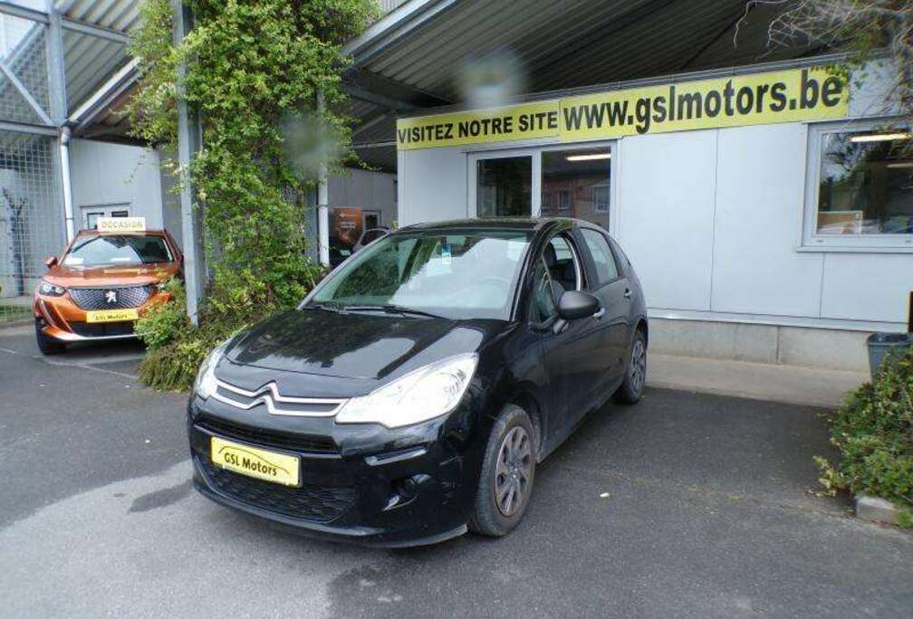 Citroen 1.0 68cv noir 05/14 89664km 1ére main Radio CD