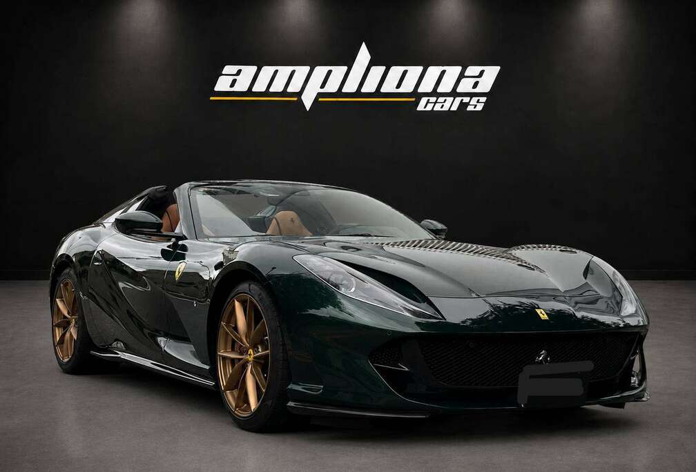 Ferrari 812 GTS Verde scuro extracampionario - V12. Open sky. Pure.