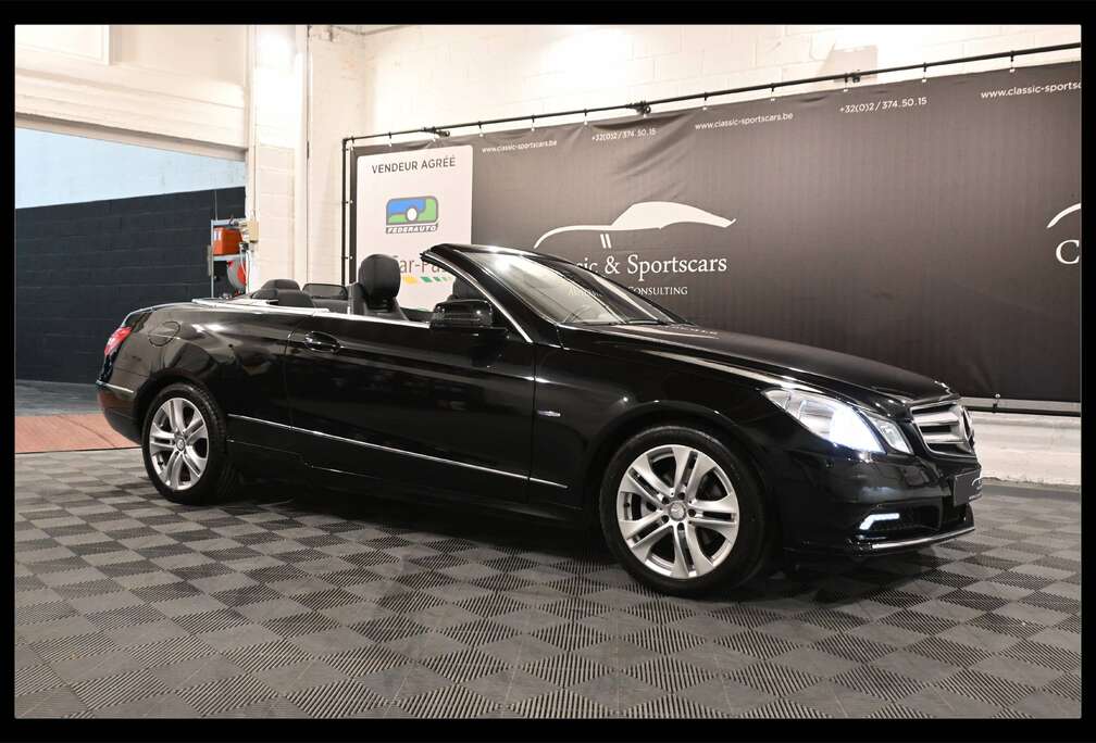 Mercedes-Benz CABRIOLET E 200 CGI PACK SPORT / AIRSCARF / AUTO / XENON / CUIR / GPS NAVIGATION / BLUETOOTH / XENON / CRUISE / PDC !!